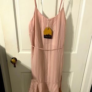 Womens size small dress. Pale pink NWT